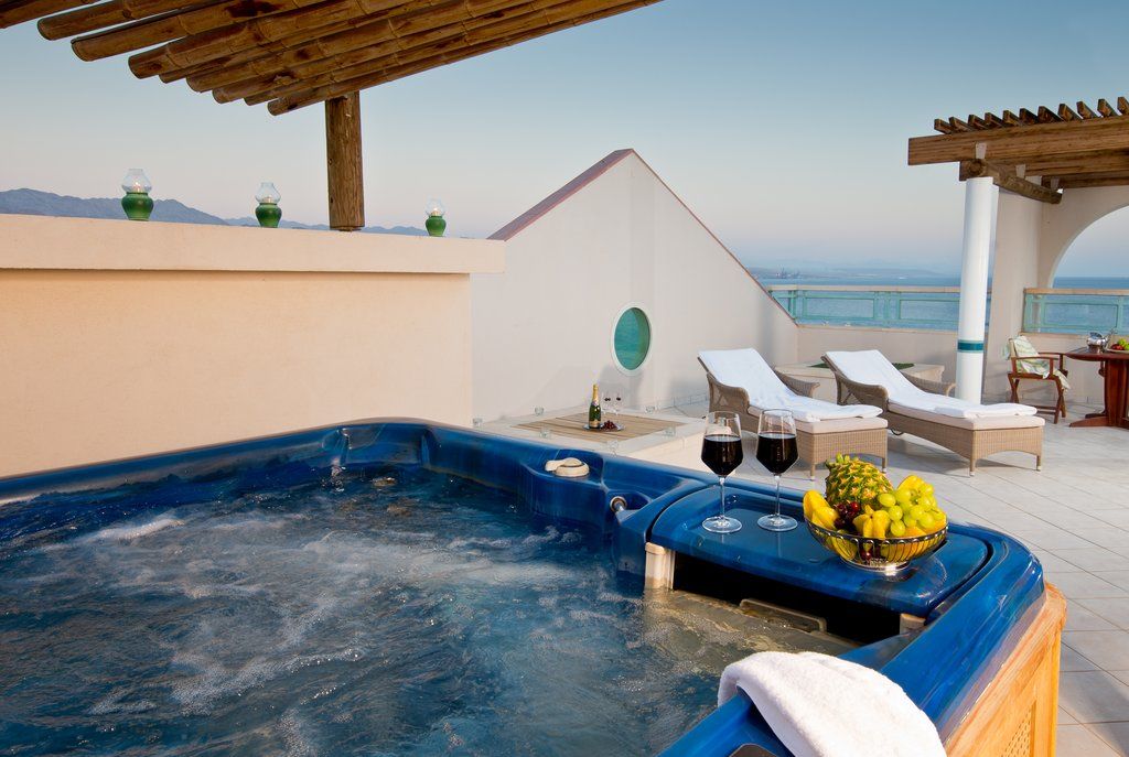 Herods Boutique Eilat A Premium Collection By Fattal Hotels Exterior foto A rooftop spa